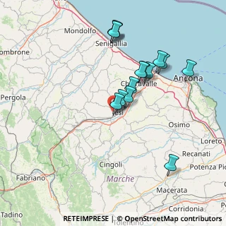 Mappa Via Walter Tobagi, 60035 Jesi AN, Italia (14.55571)