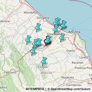 Mappa Via F. Politi, 60035 Jesi AN, Italia (10.20059)