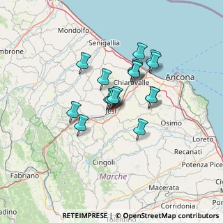 Mappa Via F. Politi, 60035 Jesi AN, Italia (10.28706)