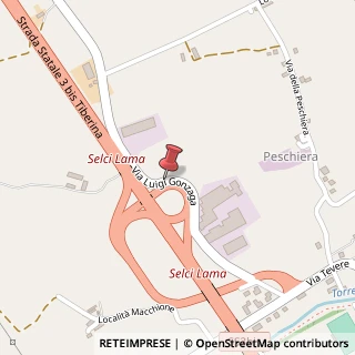 Mappa Via gonzaga, 06016 San Giustino, Perugia (Umbria)