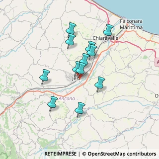 Mappa Via S. Maria, 60035 Jesi AN, Italia (6.0825)