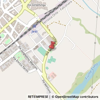 Mappa Via Matteo Ricci, 9, 60035 Jesi, Ancona (Marche)
