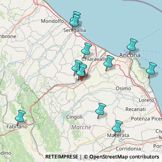 Mappa Via dell'Esino, 60035 Jesi AN, Italia (17.29833)