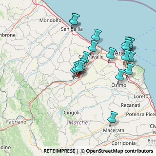 Mappa Via dell'Esino, 60035 Jesi AN, Italia (16.31474)