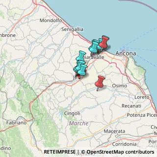 Mappa Via dell'Esino, 60035 Jesi AN, Italia (7.43143)