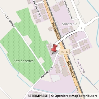 Mappa Via della Sbrozzola, 60027 Osimo AN, Italia, 60027 Osimo, Ancona (Marche)