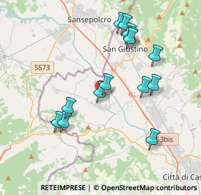 Mappa Via Roma, 06010 Citerna PG, Italia (3.88786)