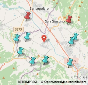 Mappa Via Roma, 06010 Citerna PG, Italia (4.92727)