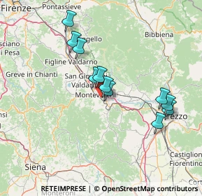 Mappa Via I Maggio, 52025 Montevarchi AR, Italia (13.35091)