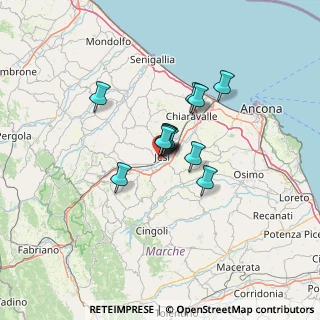 Mappa P.le Luciano Maiolatesi, 60035 Jesi AN, Italia (8.025)