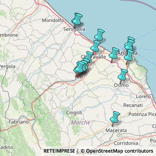 Mappa P.le Luciano Maiolatesi, 60035 Jesi AN, Italia (14.74933)