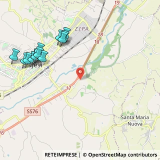 Mappa Via Mazzangrugno, 60035 Jesi AN, Italia (2.68385)