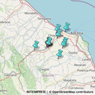 Mappa Via Guglielmo Marconi, 60035 Ancona AN, Italia (7.87545)