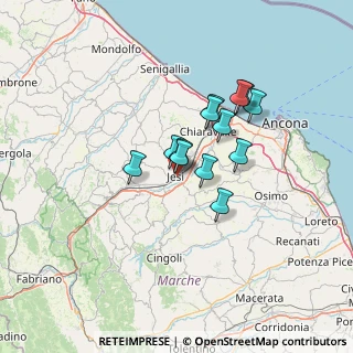 Mappa Via Guglielmo Marconi, 60035 Ancona AN, Italia (9.77923)