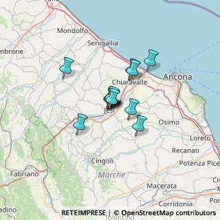 Mappa Via Guglielmo Marconi, 60035 Ancona AN, Italia (7.79083)