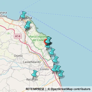 Mappa Via Sant'Antonio, 60020 Sirolo AN, Italia (7.54615)