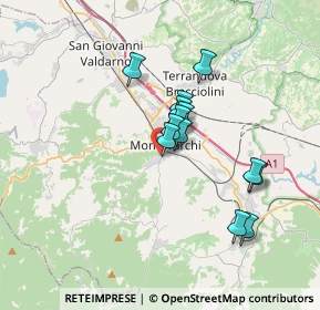 Mappa Via Trebbia, 52025 Montevarchi AR, Italia (2.77769)