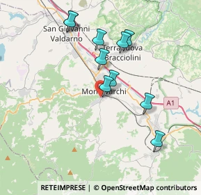 Mappa Via Trebbia, 52025 Montevarchi AR, Italia (4.5925)