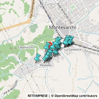 Mappa Via Trebbia, 52025 Montevarchi AR, Italia (0.264)