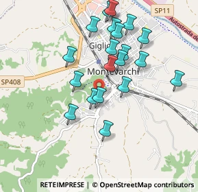 Mappa Via Trebbia, 52025 Montevarchi AR, Italia (0.91)
