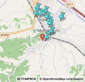 Mappa Via Trebbia, 52025 Montevarchi AR, Italia (0.87545)