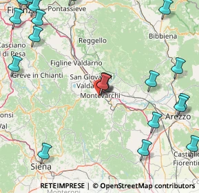 Mappa Via Trebbia, 52025 Montevarchi AR, Italia (24.659)