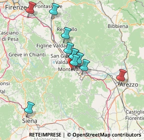 Mappa Via Trebbia, 52025 Montevarchi AR, Italia (12.34636)