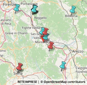Mappa Via Trebbia, 52025 Montevarchi AR, Italia (19.01071)