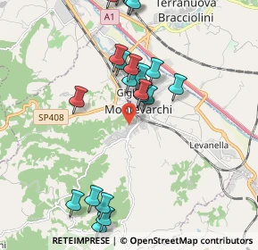 Mappa Via Trebbia, 52025 Montevarchi AR, Italia (2.192)