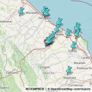 Mappa Viale Felice Cavallotti, 60035 Jesi AN, Italia (16.31118)