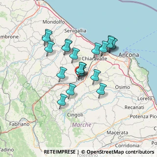 Mappa Via Pastrengo, 60035 Jesi AN, Italia (12.3305)