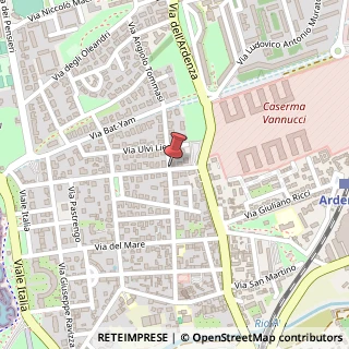 Mappa Via Angiolo Tommasi,  4, 57128 Livorno, Livorno (Toscana)