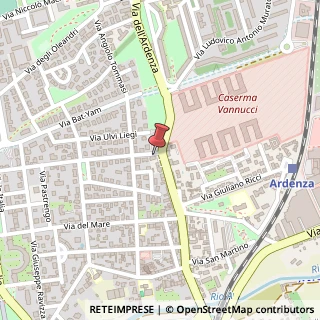 Mappa Via Giovanni Salvestri, 74, 57128 Livorno, Livorno (Toscana)