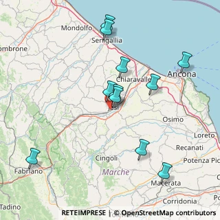Mappa Carrefour Parco Commerciale Arcobaleno, 60035 Jesi AN, Italia (16.46636)