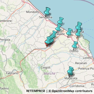 Mappa Carrefour Parco Commerciale Arcobaleno, 60035 Jesi AN, Italia (16.76471)