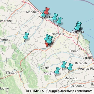 Mappa Carrefour Parco Commerciale Arcobaleno, 60035 Jesi AN, Italia (17.63353)