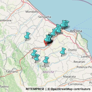 Mappa Carrefour Parco Commerciale Arcobaleno, 60035 Jesi AN, Italia (9.495)