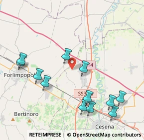 Mappa Via Cá Venturelli, 47032 Santa Maria Nuova FC, Italia (4.6975)