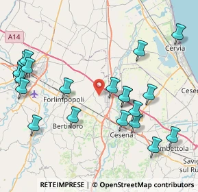 Mappa Via Cá Venturelli, 47032 Santa Maria Nuova FC, Italia (9.583)