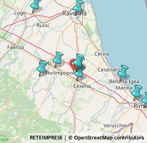 Mappa Via Cá Venturelli, 47032 Santa Maria Nuova FC, Italia (22.61462)