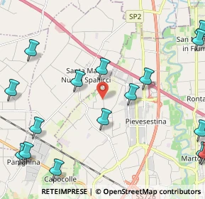 Mappa Via Cá Venturelli, 47032 Santa Maria Nuova FC, Italia (3.055)