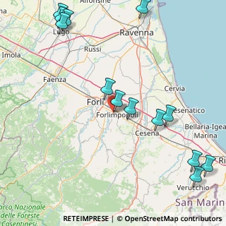 Mappa Via Emilia per Forlí, 47034 Forlimpopoli FC, Italia (22.47846)