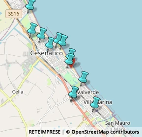 Mappa Viale G. Carducci, 47042 Cesenatico FC, Italia (1.7825)