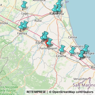 Mappa Via A. dal Fiume, 47034 Forlimpopoli FC, Italia (18.84733)