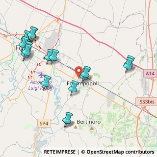 Mappa Via A. dal Fiume, 47034 Forlimpopoli FC, Italia (5.05222)