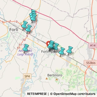 Mappa Via A. dal Fiume, 47034 Forlimpopoli FC, Italia (3.44833)