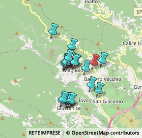 Mappa Via Mazzini, 17020 Magliolo SV, Italia (1.2855)