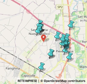 Mappa Via Santa Maria Nuova, 47032 Santa Maria Nuova FC, Italia (1.699)