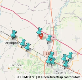 Mappa Via Santa Maria Nuova, 47032 Santa Maria Nuova FC, Italia (4.685)