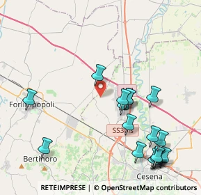 Mappa Via Santa Maria Nuova, 47032 Santa Maria Nuova FC, Italia (4.98611)